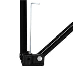 Masa plianta camping sau pescuit, cu 2 suporturi pahar, 46x46x45 cm, negru