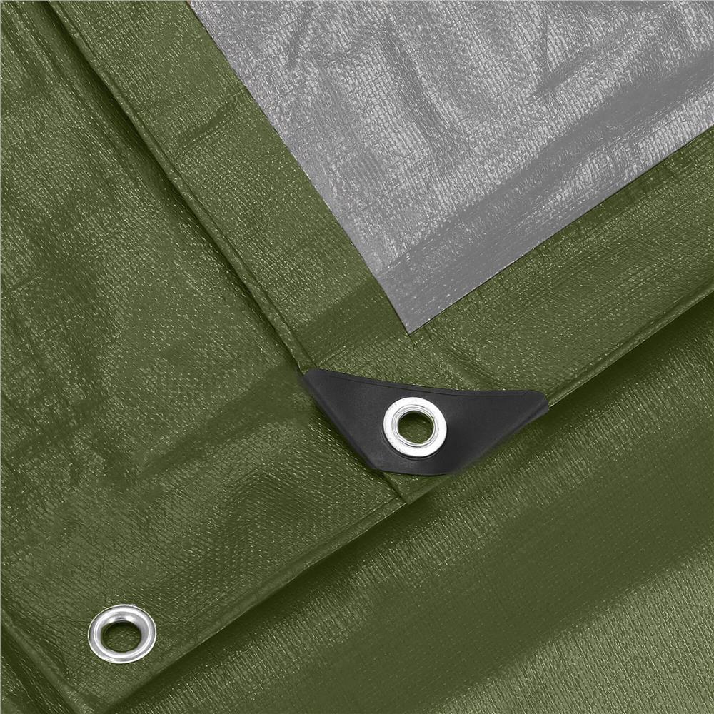 Prelata din polietilena impermeabila laminata, 120g/m2, 3x3m, verde