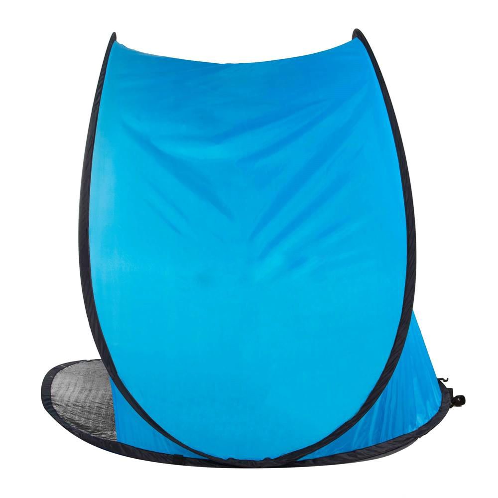 Cort plaja si picnic semi-deschis , protectie UV, 150x90x90cm, albastru negru