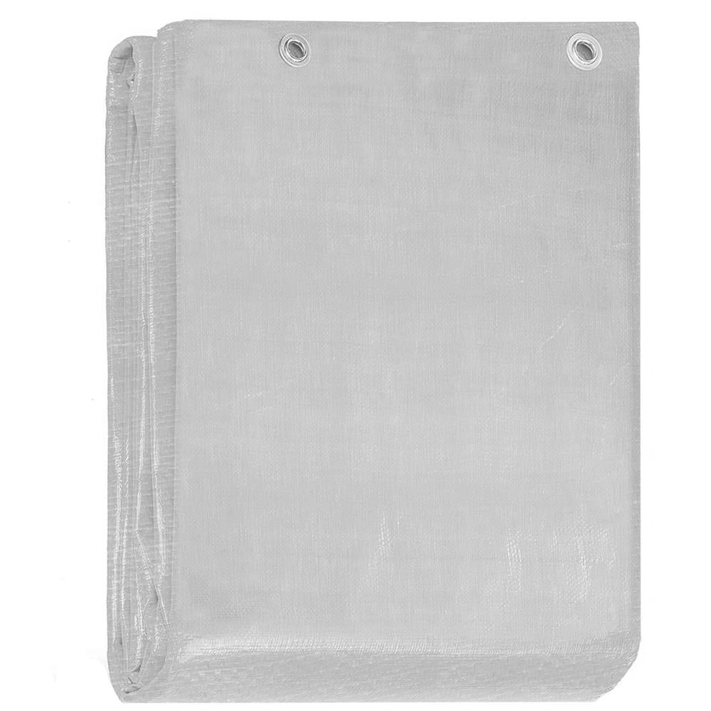 Prelata din polietilena impermeabila laminata, 270g/m2, 5x8m, gri