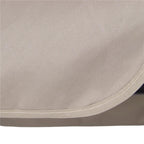 Leagan de gradina 190x115x176 cm, pentru 3 persoane, copertina reglabila, perne incluse, cadru otel si material impermeabil, bej