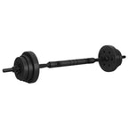 Set de greutati multifunctionale transformabil in gantere, kettlebell, haltera, total 19 kg