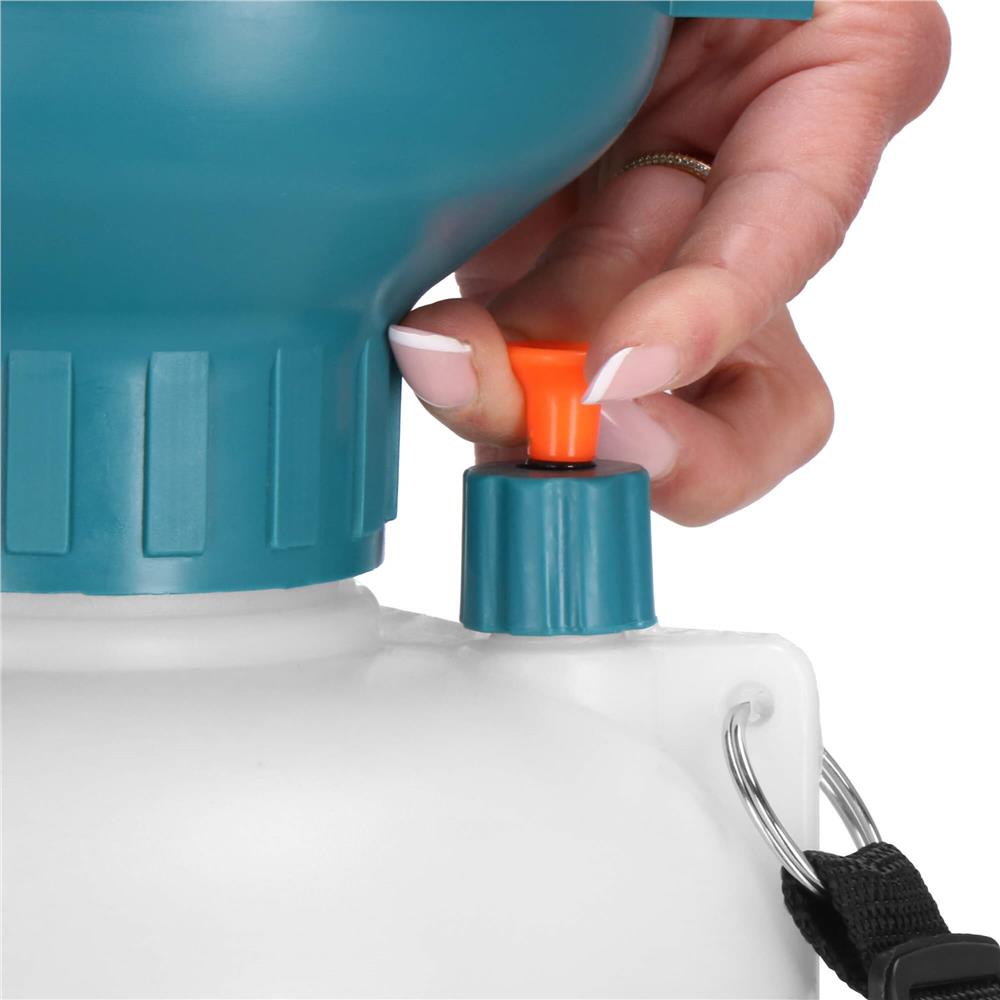 Pompa de stropit manual 8L cu lance reglabila 63 cm, 2 duze si curea de umar