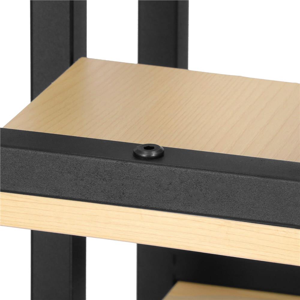 Stand pentru flori, cadru metalic, 4 etajere, 34x34x68 cm, bej