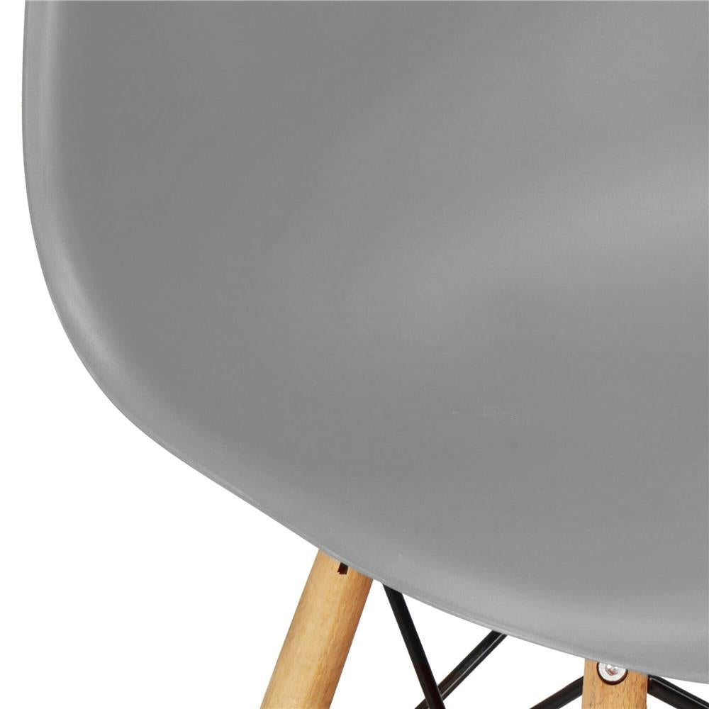 Scaun dining Scandinav pentru bucatarie, 38x42x82cm, gri inchis