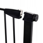 Poarta de siguranta Safety Gate pentru scari, ajustabila 131-138 cm, din otel, neagra
