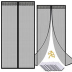 Plasa anti-insecte, cu inchidere magnetica, latime 100cm, inaltime 210cm, negru