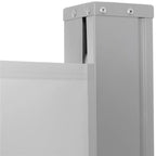 Paravan lateral pentru intimitate, extensibil, sistem fixare inclus, 160x300cm, gri deschis