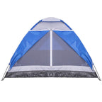 Cort plaja sau camping, impemeabil, cu protectie UV, 4 locuri, 210x240x130cm, gri albastru