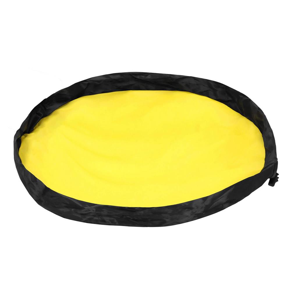 Cos depozitare haine sau jucarii, 40x33cm, bumbac si in, 43 l, gri