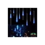 Instalatie de Craciun, 10 tuburi, 50cm, 480 LED, ploaie de meteoriti, albastru