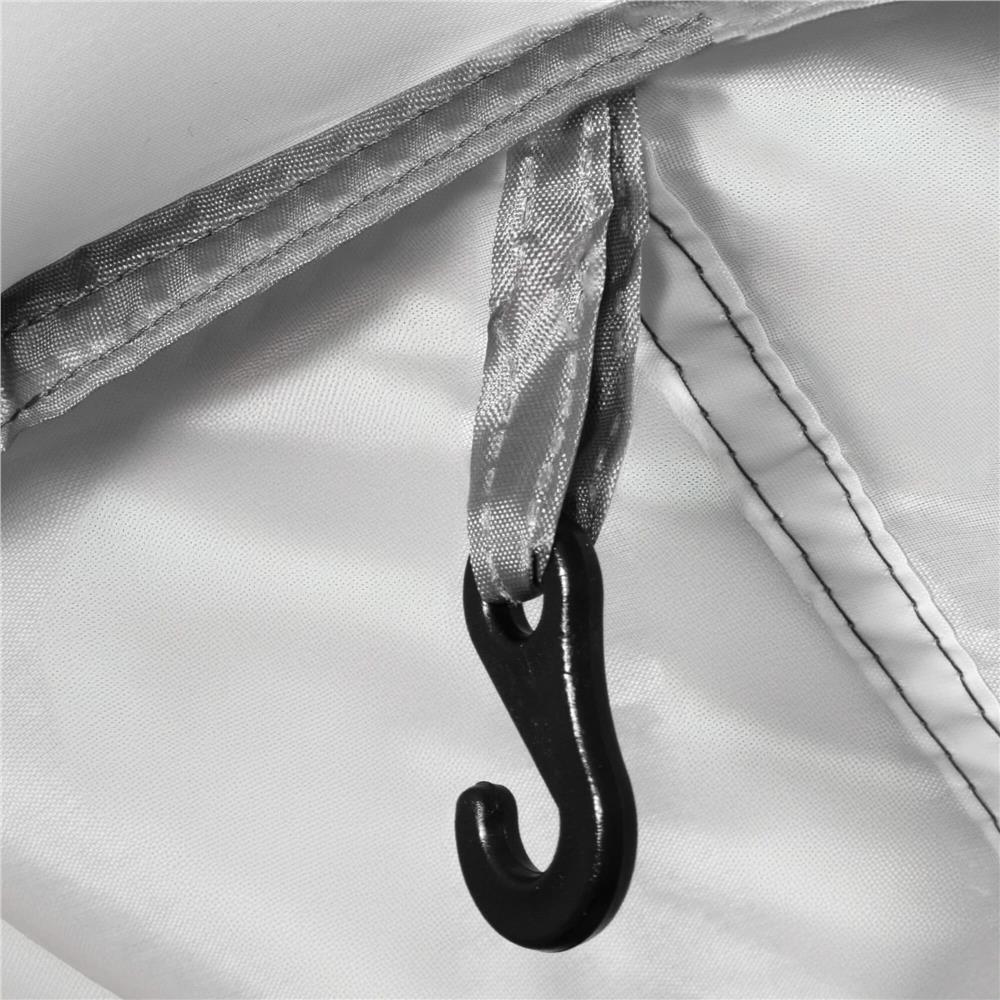 Cort camping, impemeabil, 2 camere + hol, 4 locuri, 460x200x245cm, verde