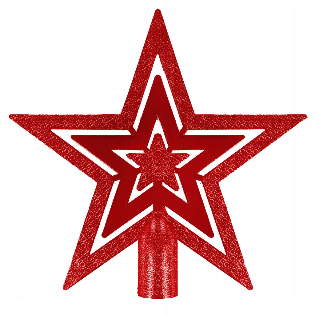 Set globuri de Craciun, 100 bucati, 3-6cm, rosu auriu