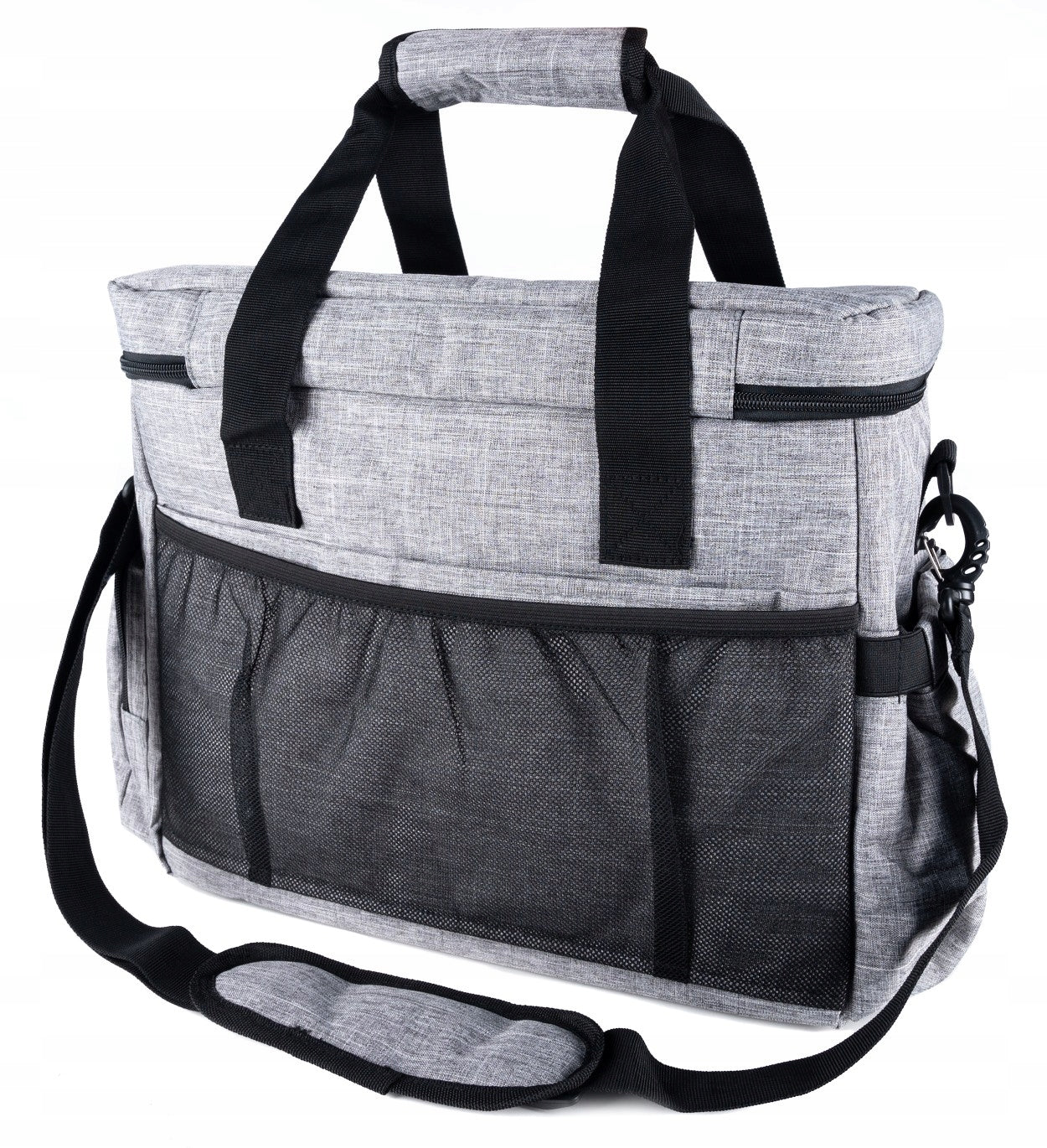 Geanta de drumetie pentru animale de companie, cu spatii de depozitare si accesorii