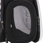 Geanta pentru transport animale de companie pisica sau catel, M, 42x26x32 cm, transparent