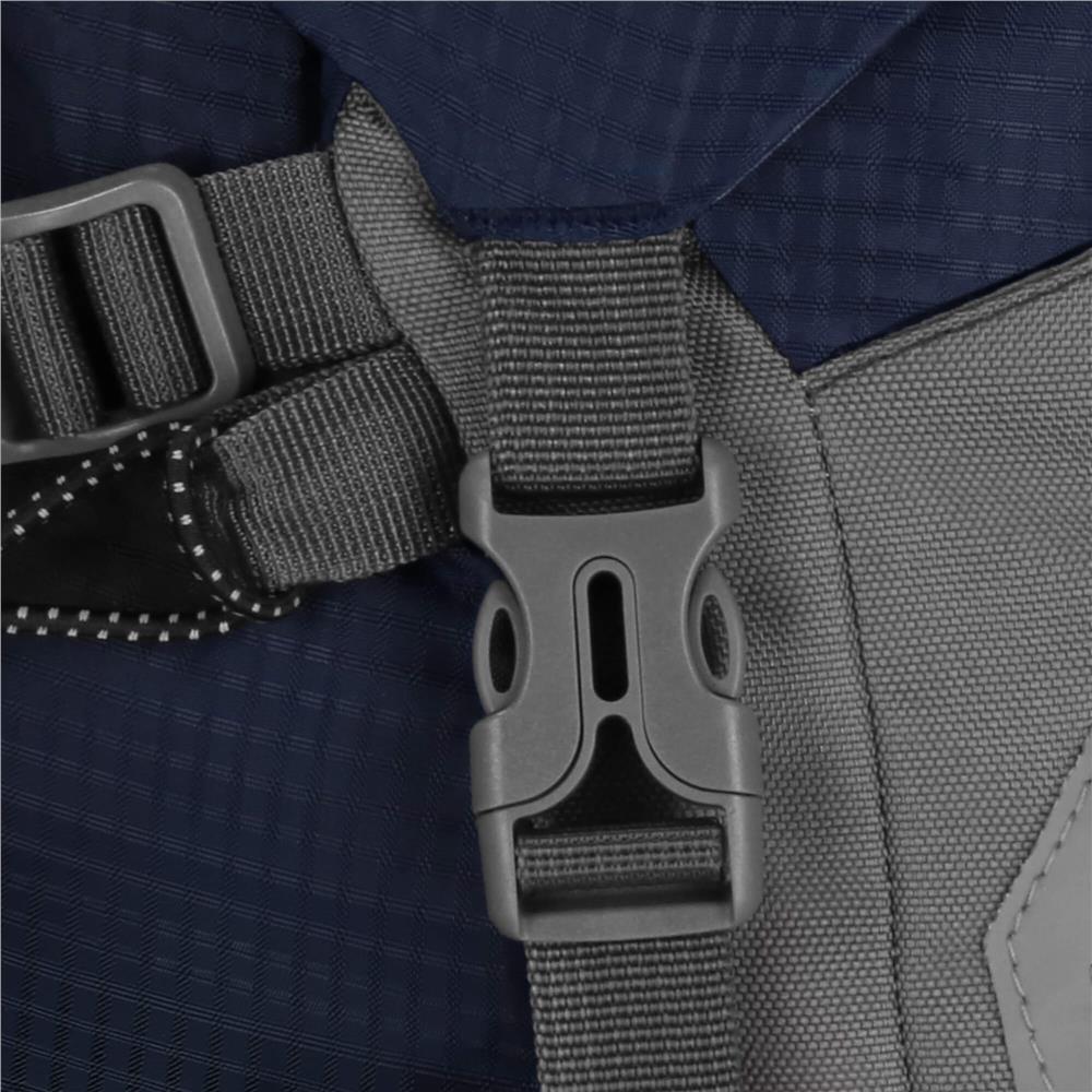 Rucsac tactic militar pentru drumetie, cu husa de ploaie, 60 litri, 25 kg, 70x40x24 cm, gri albastru