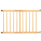 Poarta de siguranta Safety Gate pentru scari, ajustabila 72-122 cm, din lemn, maro