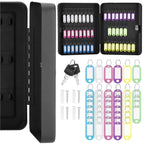 Cutie metalica din otel pentru 48 chei, echipata, 30x24x7.5cm, neagra