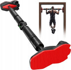 Bara tractiuni telescopica pentru usa, din otel cu capete cauciuc, lungime 71-105 cm