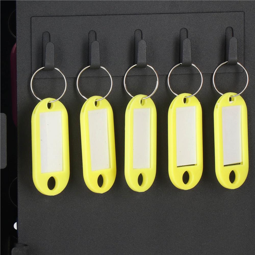 Cutie metalica din otel pentru 30 chei, echipata, 20x16x7.5cm, neagra