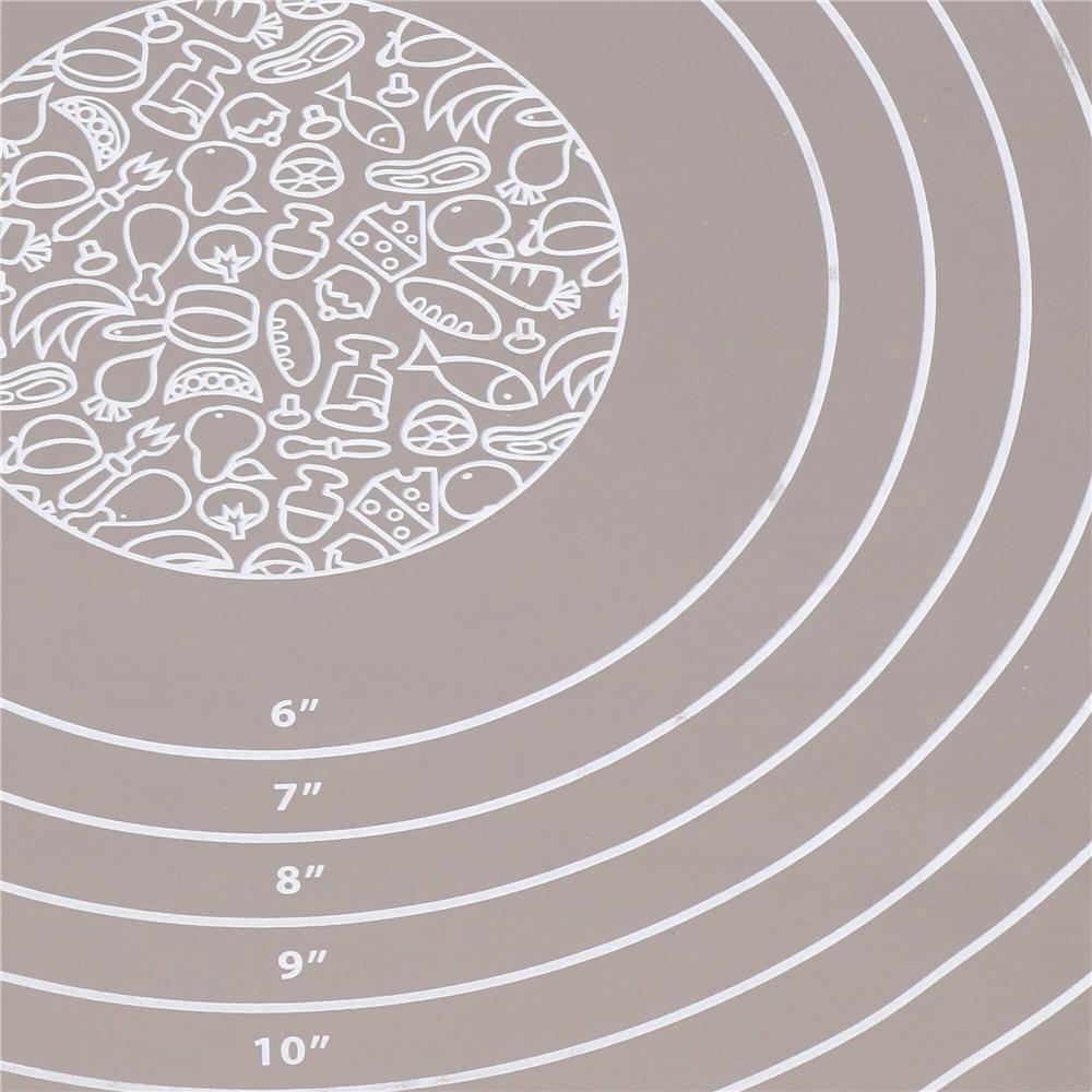 Plansa din silicon alimentar de framantat aluat, rezistenta la temperaturi ridicate, 50x40cm, gri