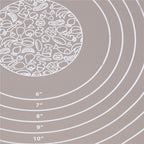 Plansa din silicon alimentar de framantat aluat, rezistenta la temperaturi ridicate, 50x40cm, gri