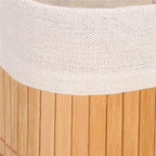 Set 3 cutii organizatoare din bambus, diverse dimensiuni, maro