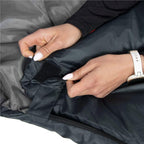 Sac de dormit tip mumie, cu geanta de transport, 210x73cm, 8-20grade, culoare gri