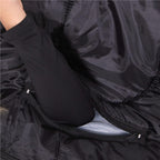 Sac de dormit tip mumie, cu geanta de transport, 220x80cm, 0-15grade, negru