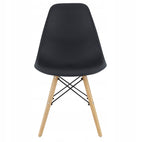 Scaun dining Scandinav pentru bucatarie, 38x42x82cm, negru