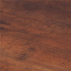 Set 2 mese pentru cafea, cadru otel, stil industrial, 50x50x52 cm si 45x45x47 cm, maro