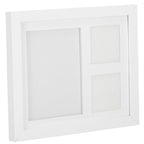 Kit amprenta mulaj manuta sau piciorus bebe si rama foto, 23x28cm, cu cutie de cadou, cadrul alb