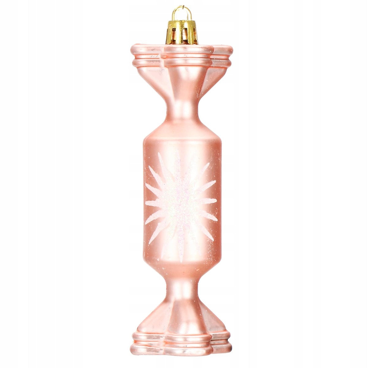 Set globuri si decoratiuni de Craciun, 152 piese, diverse dimensiuni, roz auriu