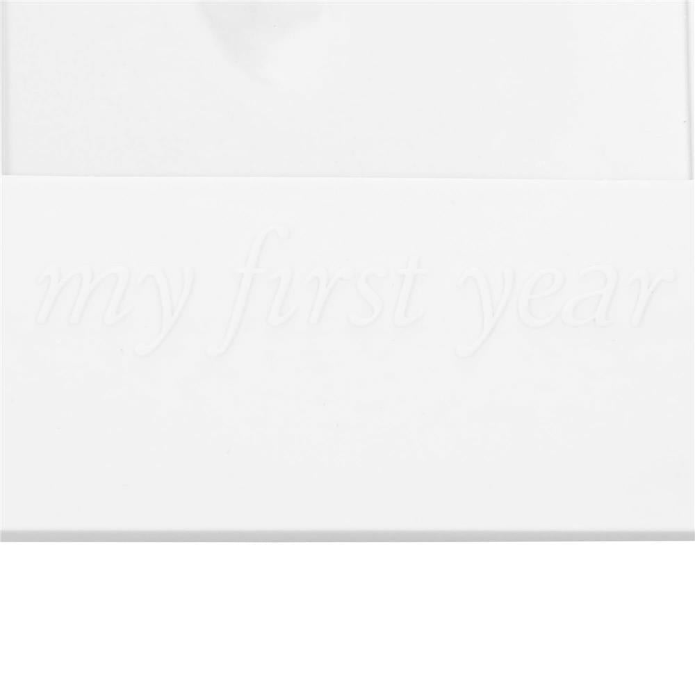 Kit amprenta mulaj manuta sau piciorus bebe si rama foto, 24x37cm, alb