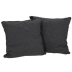 Hamac tip leagan suspendat pentru casa sau gradina, gri inchis cu perne, 130x100cm, 150kg