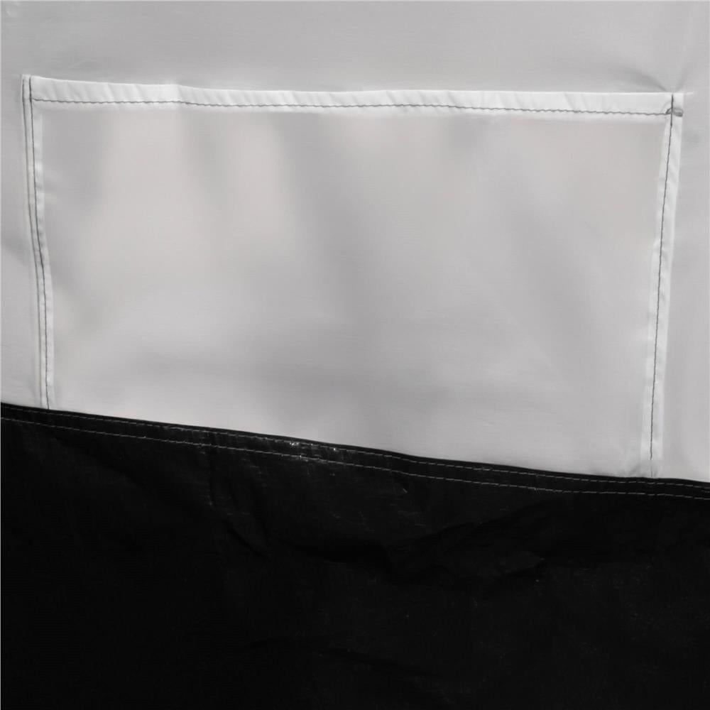 Cort camping, impemeabil, 2 camere + hol, 4 locuri, 460x200x245cm, verde