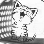 Geanta pentru transport animale de companie pisica sau catel, M, 42x26x32 cm, transparent