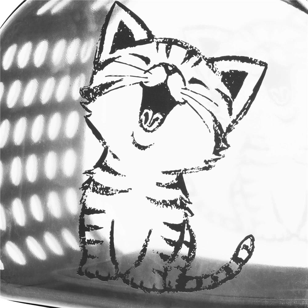 Geanta pentru transport animale de companie pisica sau catel, M, 42x26x32 cm, transparent