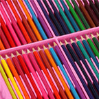 Set de pictura si desen pentru copii, 258 de piese, trusa plastic roz