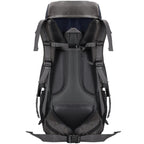 Rucsac tactic militar pentru drumetie, cu husa de ploaie, 90 litri, 25 kg, 74x32x20 cm, gri albastru