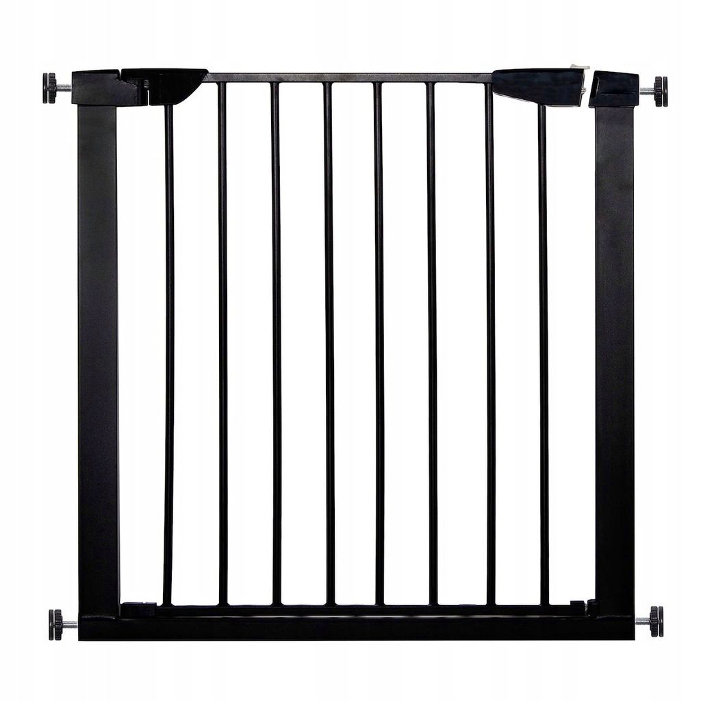 Poarta de siguranta Safety Gate pentru scari, ajustabila 103-110 cm, din otel, neagra