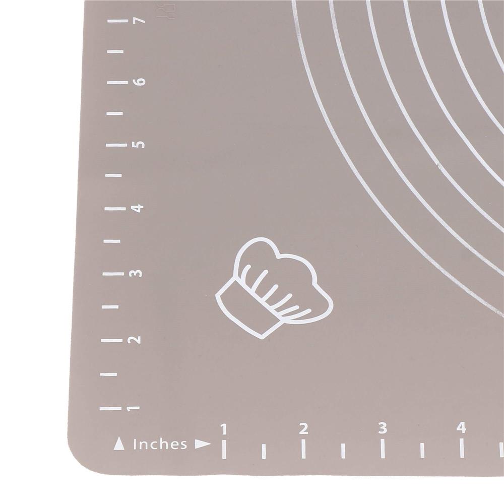 Plansa din silicon alimentar de framantat aluat, rezistenta la temperaturi ridicate, 50x40cm, gri