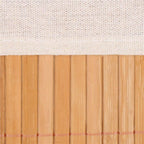 Set 3 cutii organizatoare din bambus, diverse dimensiuni, maro