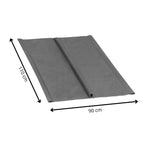 Husa din panza pentru leagan de gradina, sezut si spatar, 110x90cm, gri