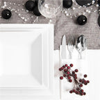 Set globuri de Craciun, 20 bucati, 5 modele, 6cm, negru