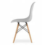 Scaun dining Scandinav pentru bucatarie, 38x42x82cm, gri