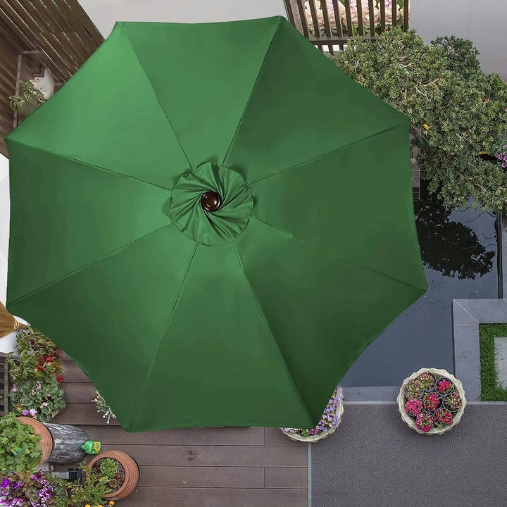 Umbrela terasa gradina, cu manivela, diametru 400cm, Verde