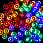 Instalatie lumini de exterior pentru gradina, 5 metri, 50 LED-uri, cu baterii, multicolor