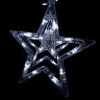 (DL) Instalatie lumina tip perdea cu 138 LED-uri, 2m, pentru interior/exterior, iluminare alb rece