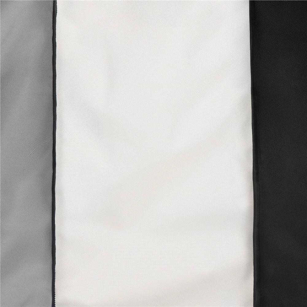 Cos de rufe cu 3 compartimente, cadru din lemn, 67x43x55 cm, 105 litri